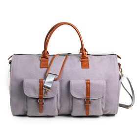 Portable Folding Outdoor Multifunctional Luggage Bag (Option: Gray-56cm×33cm×32cm)